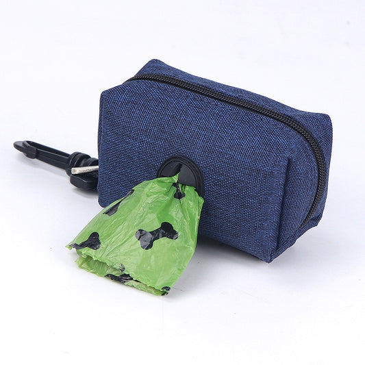 Portable Pet Pick-up Bag Dog Walking Bag Feces Bag Speed Adapter Garbage Bag Storage Bag Dog Leash Bag