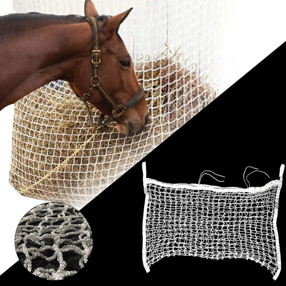 Explosive Woven Mesh Hay  Horse Grass Bale Grass Net Horse Feeder  Supplies Hay  Rabbit Feeder   Pet Automatic Feeder