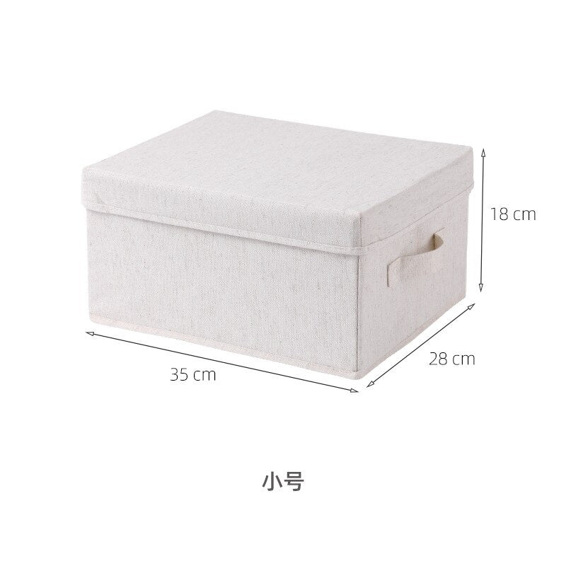 Storage box Folding cloth cover storage box washable wardrobe clothing storage box
