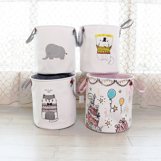 Toy storage bucket thickened EVA storage basket Home storage laundry basket collapsible laundry basket fabric laundry basket