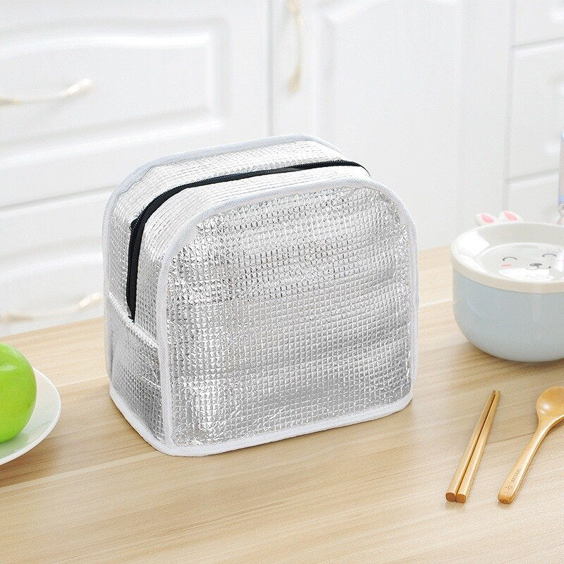 Simple Aluminum Foil Thermal Insulation Bag Thickened Portable Thermal Insulation Bento Lunch Box with Rice Bag