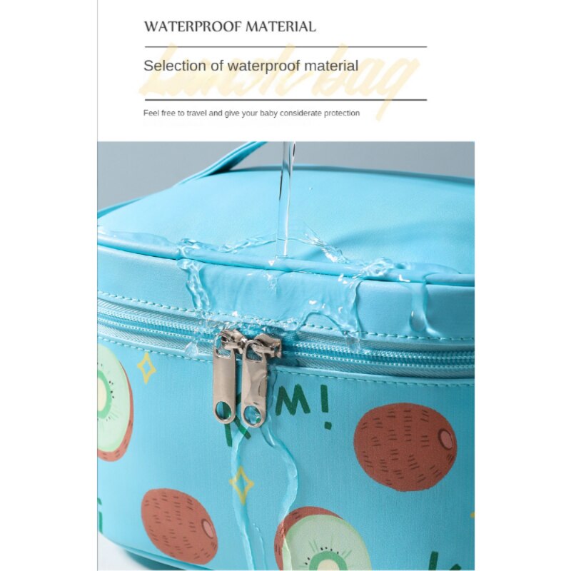 New PU Cosmetic Bag Fruit Pattern Storage Bag Cosmetics Waterproof Cosmetic Bag Travel Amenity Bag