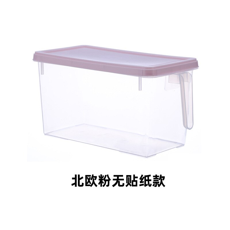 Plastic refrigerator storage box wholesale freezer box food grade transparent crisper household egg storage box drawer type