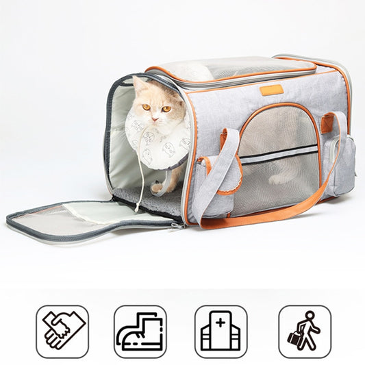Handbag Cat Travel Bagdog Travel Portable Bag Cat and Dog Go Out One Shoulder Backpack Breathable Diagonal Cross Case Bag Pet