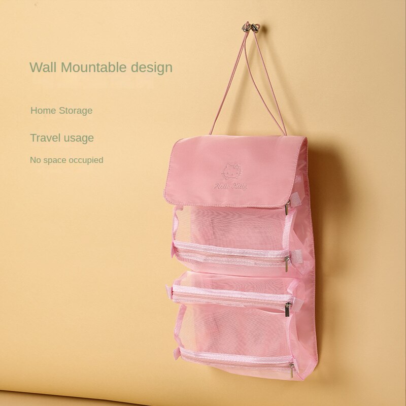 4-in-1 detachable makeup bag Travel large storage toiletries bag