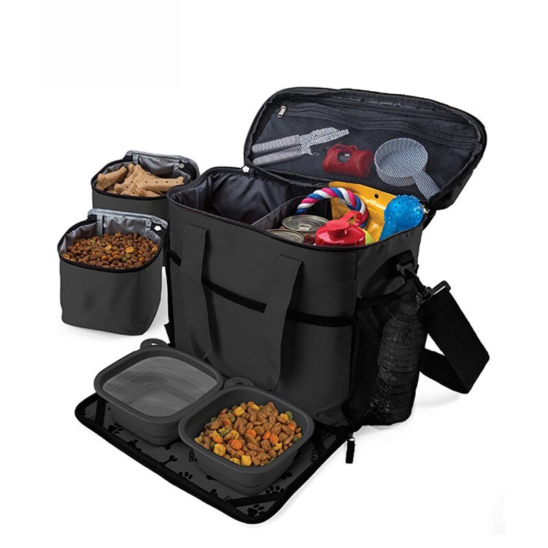 Travel Portable  Large Size Pet  Training Dog Food Snack Bag Professional  Dog Fanny Pack Going Out Bag