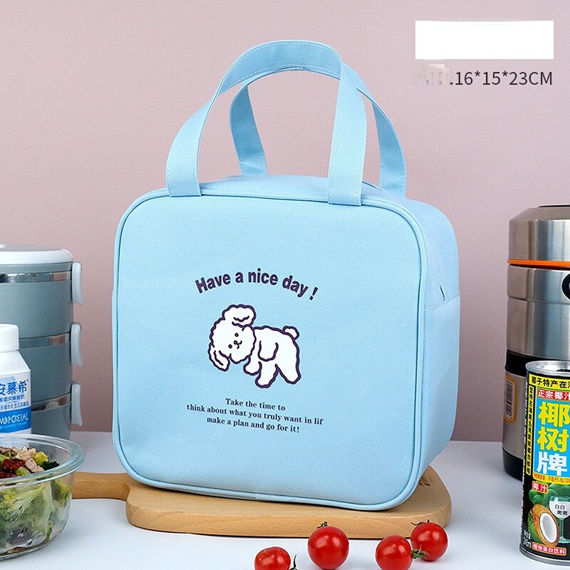The Lunch Box Bag Is Portable, Cute Children's Warm Hand Is Carried To WorkThe Lunch Bag Is for Primary School Students