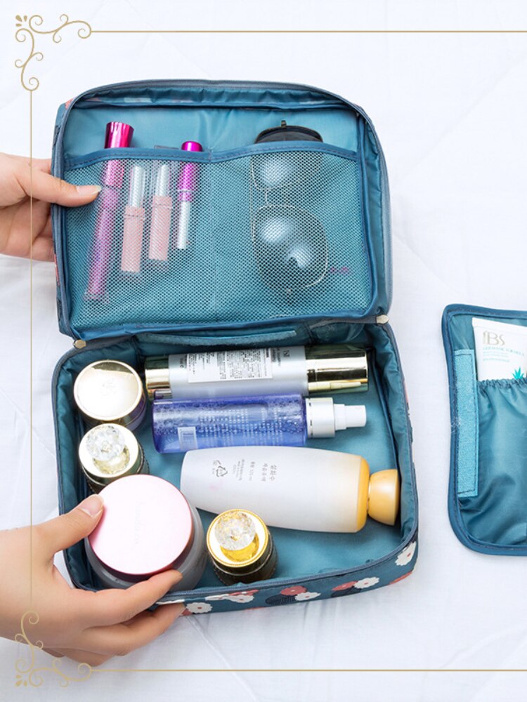 Outdoor Multifunction Travel Cosmetic Bag Women Toiletries Organizer Waterproof Female Storage Make up Cases make up box
