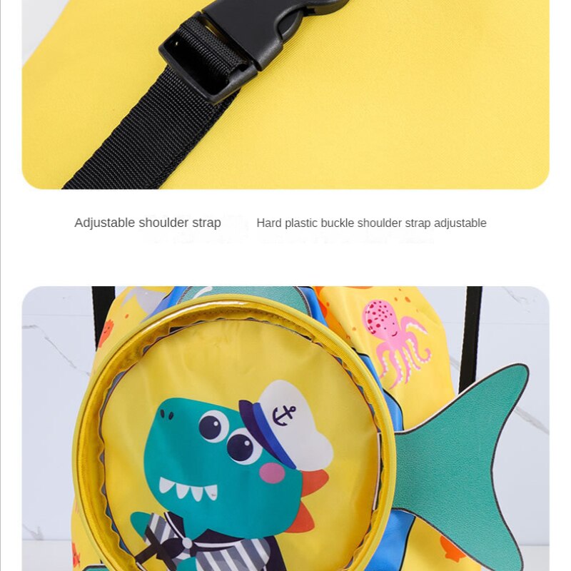 Children's Swimming Gear Storage Bag, Wet and Dry Separation Backpack, Waterproof Drawstring Drawstring Pocket, Beach Bag