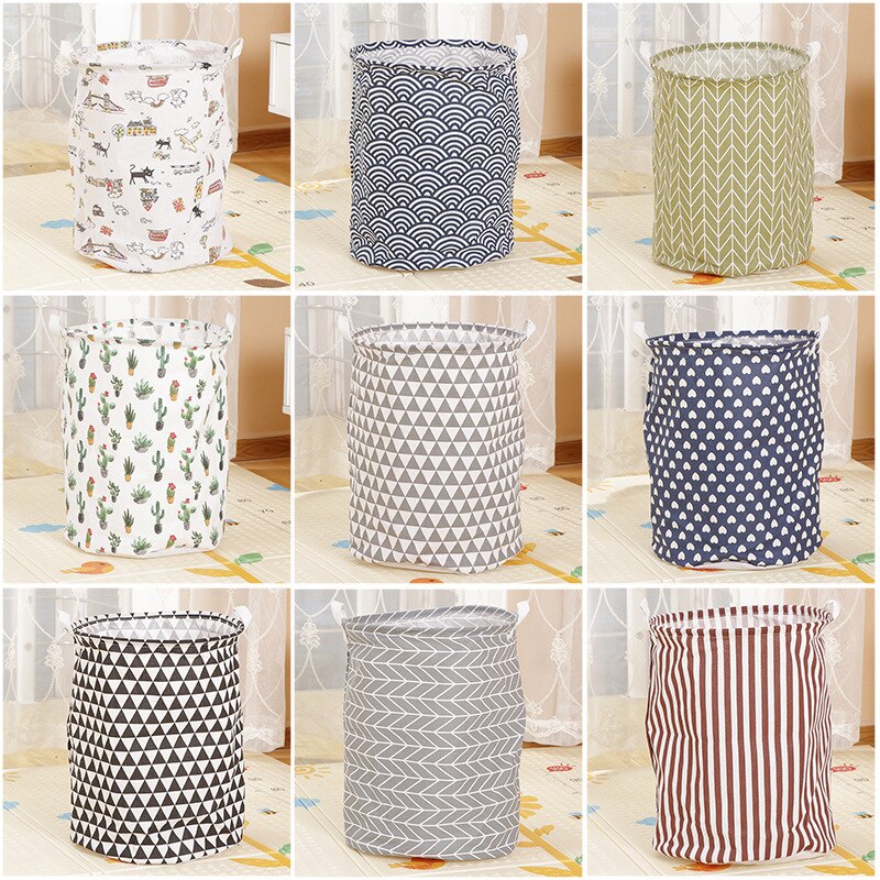 Home fabric hamper Laundry basket Home storage basket Laundry bucket Folding laundry basket