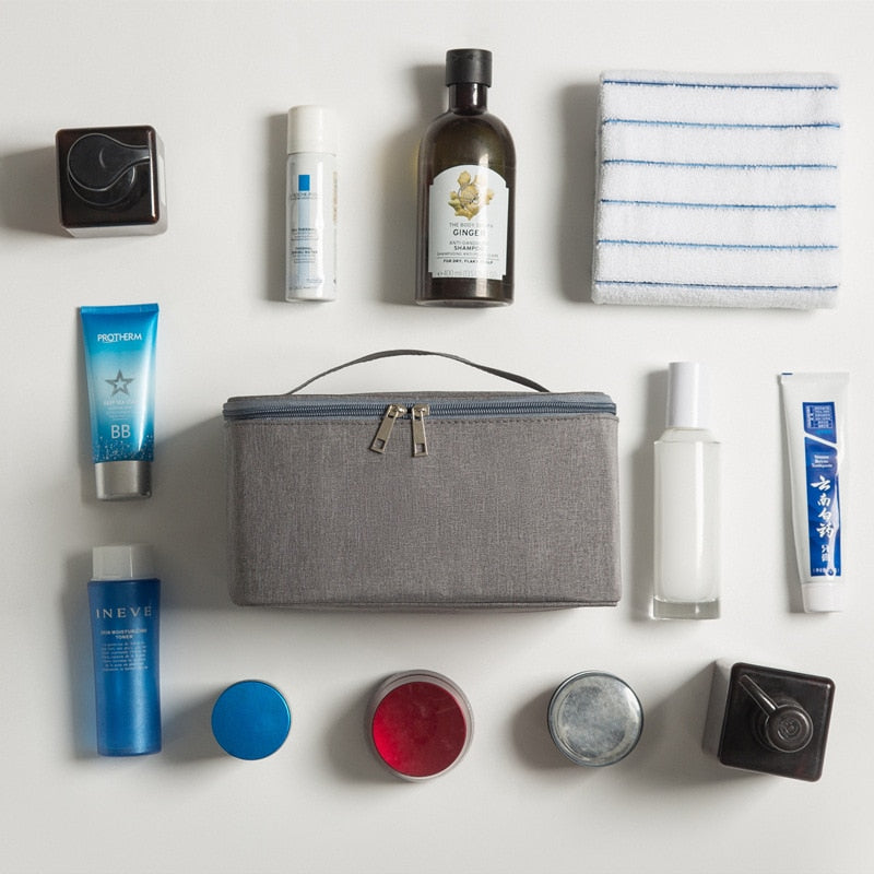Cationic Portable Cosmetic Bag Men's Wash Bag Women's Travel Outdoor Storage Bag Oxford Cloth Waterproof Wash Bag