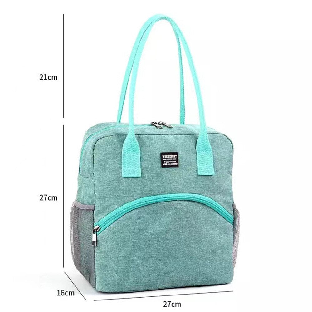 Large Capacity Thermal Insulation Bag Outdoor Portable Picnic Bag Work Convenience Bag Travel Storage Bag Ice Bag Instant Bag