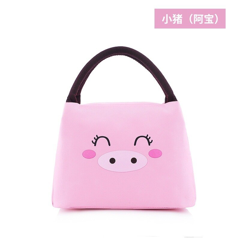 Mengchong Series Student Office Workers Portable Lunch Oxford Cloth Picnic Bag Children's Lunch Bag Instant Bag Wholesale