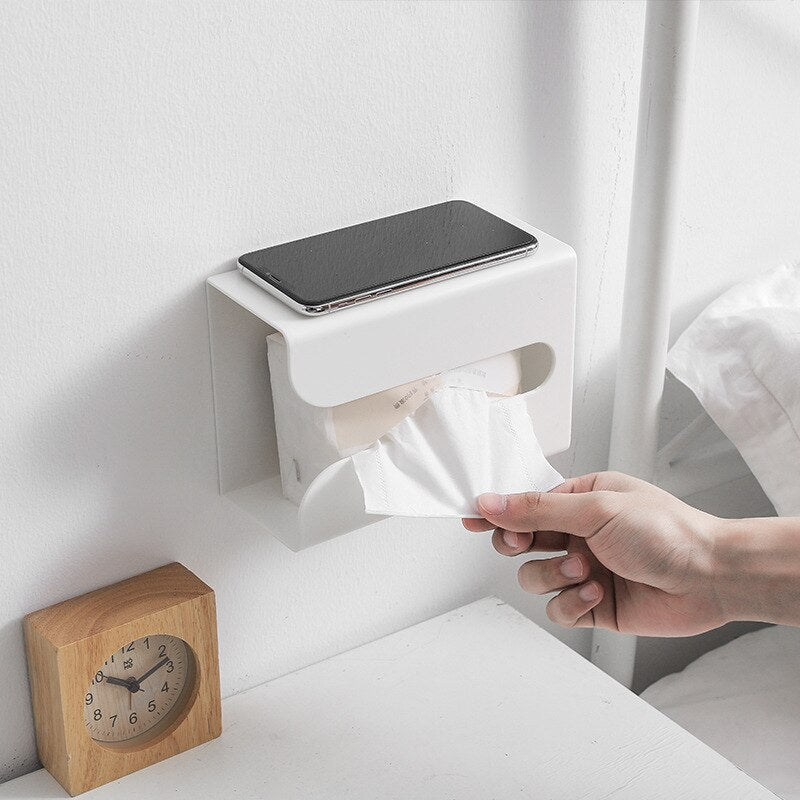 Household kitchen napkin Perforation-free face towel Tissue box Universal toilet hanging wall wall mounted extraction box