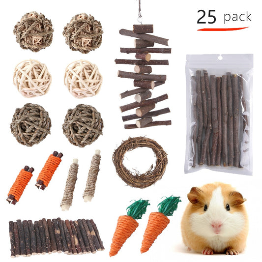 Hamster Wood Rattan Playset Manufacturer Pet Rabbit Dutch Hogweed Ball Molars Playset