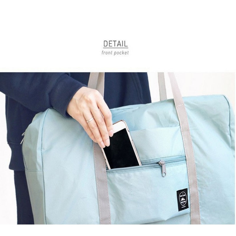 Foldable Travel Bag Wholesale Single-shoulder Messenger Handbag Large Capacity Portable Storage Bag Fashionable and Simple