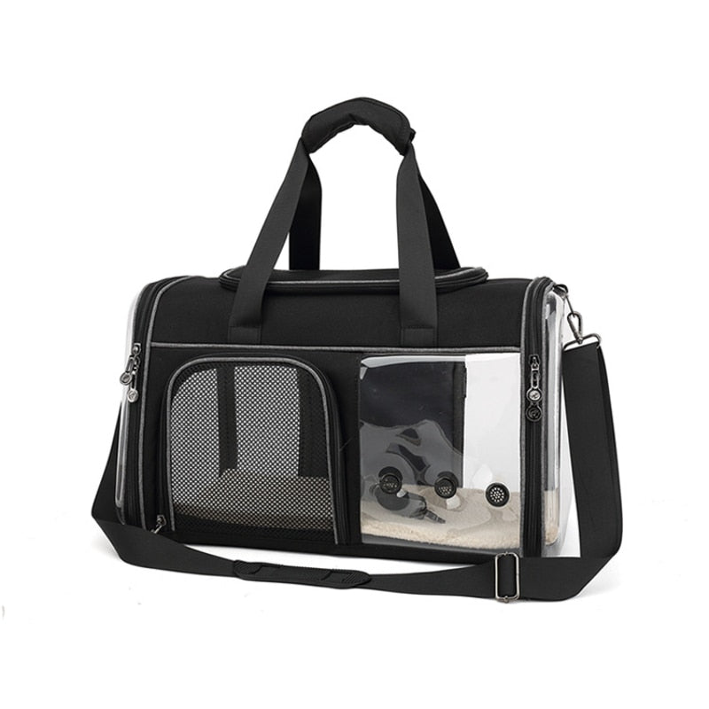 Pet Shoulder Bag, Pet Bag, Cat Bag Portable Bag, Space Capsule Backpack, Cat Cage, Diagonal Transparent Cat Bag