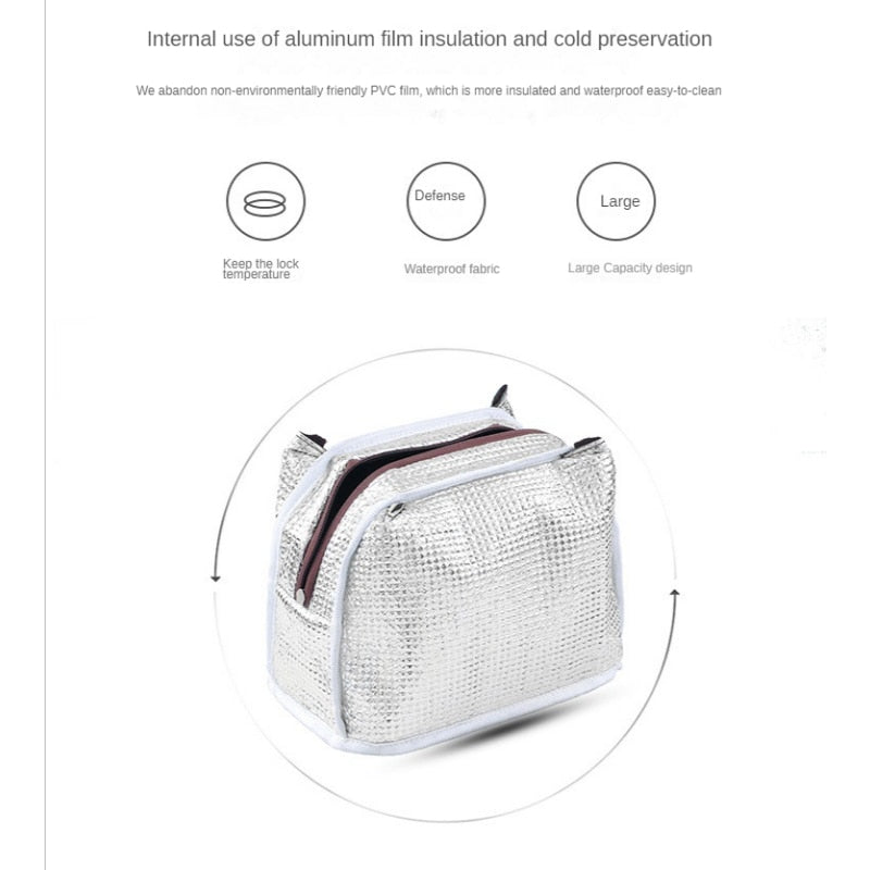 Mengchong Series Student Office Workers Portable Lunch Oxford Cloth Picnic Bag Children's Lunch Bag Instant Bag Wholesale