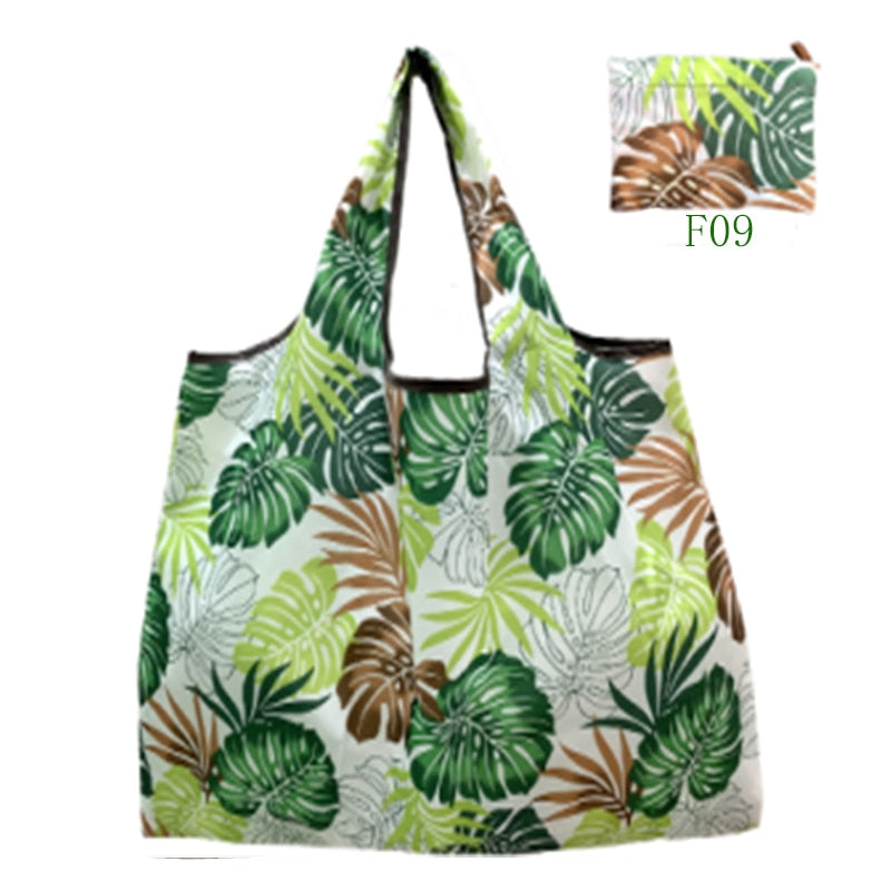 24 x Portable folding shopping bag Oxford bags Lightweight bag Foldable Waterproof ripstop Shoulder Bag Handbag